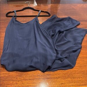 Bazar Navy Blue Slip Dress